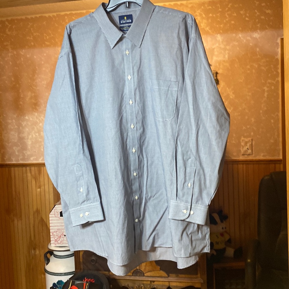 Mens Big & Tall Long Sleeve Dress Shirt